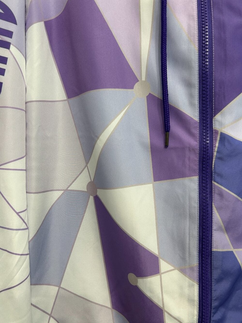 Disney Parks Tomorrowland Purple Wall Hooded Windbreaker Women's Large - Picture 5 of 16